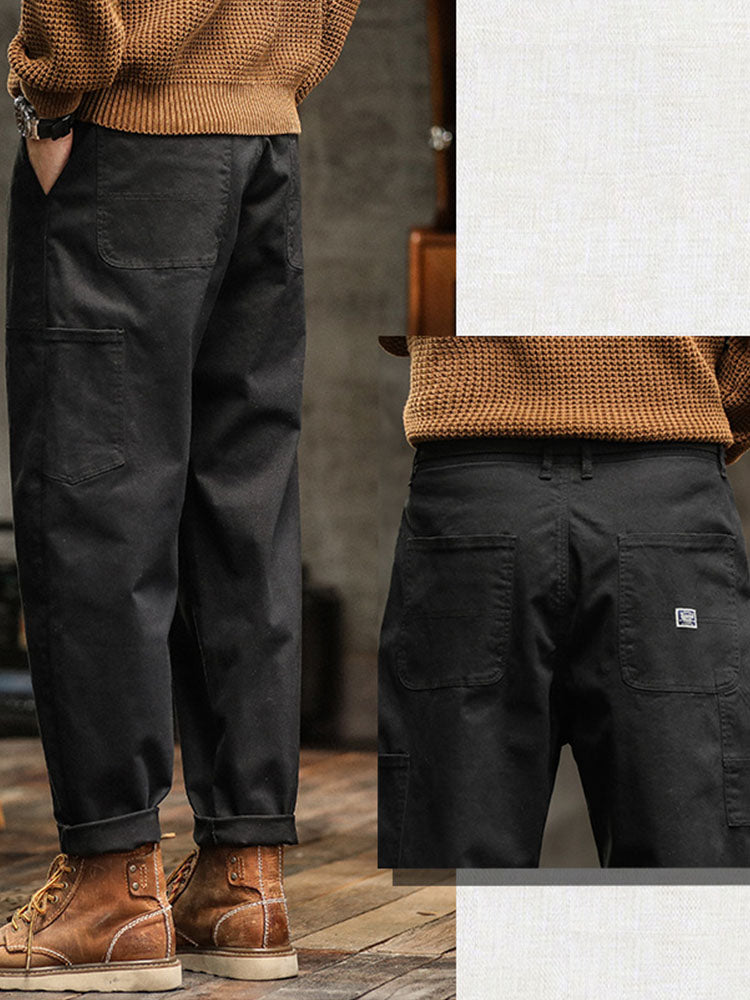 Van Dijkman Mode® | Heren Utility Broek in Vintage Stijl