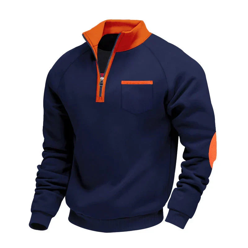 Van Dijkman Mode® | Half-Zip Sporttrui Lente
