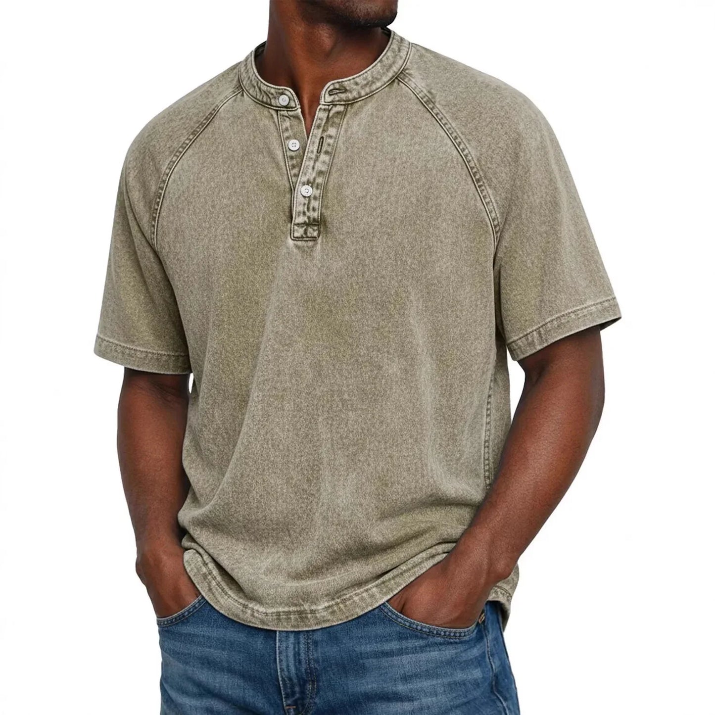 Beeckhoven™ | Vintage Mannen Shirt Met Knopen