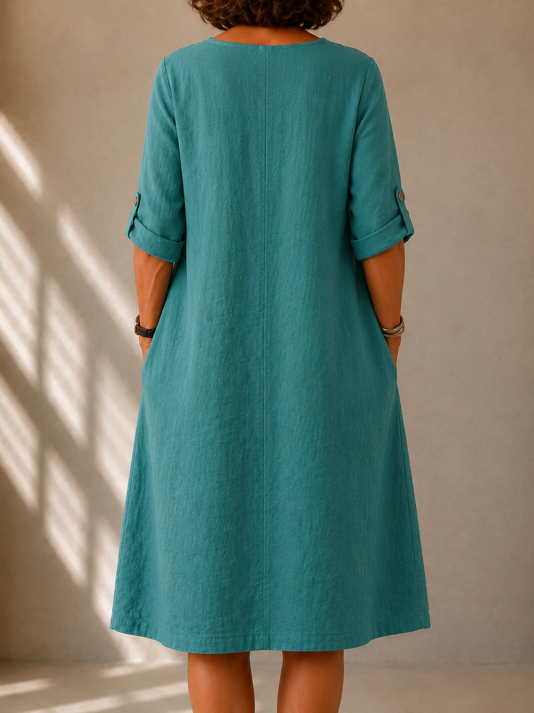 Van Dijkman Mode® | Elegante Vloeiende Jurk Sophie