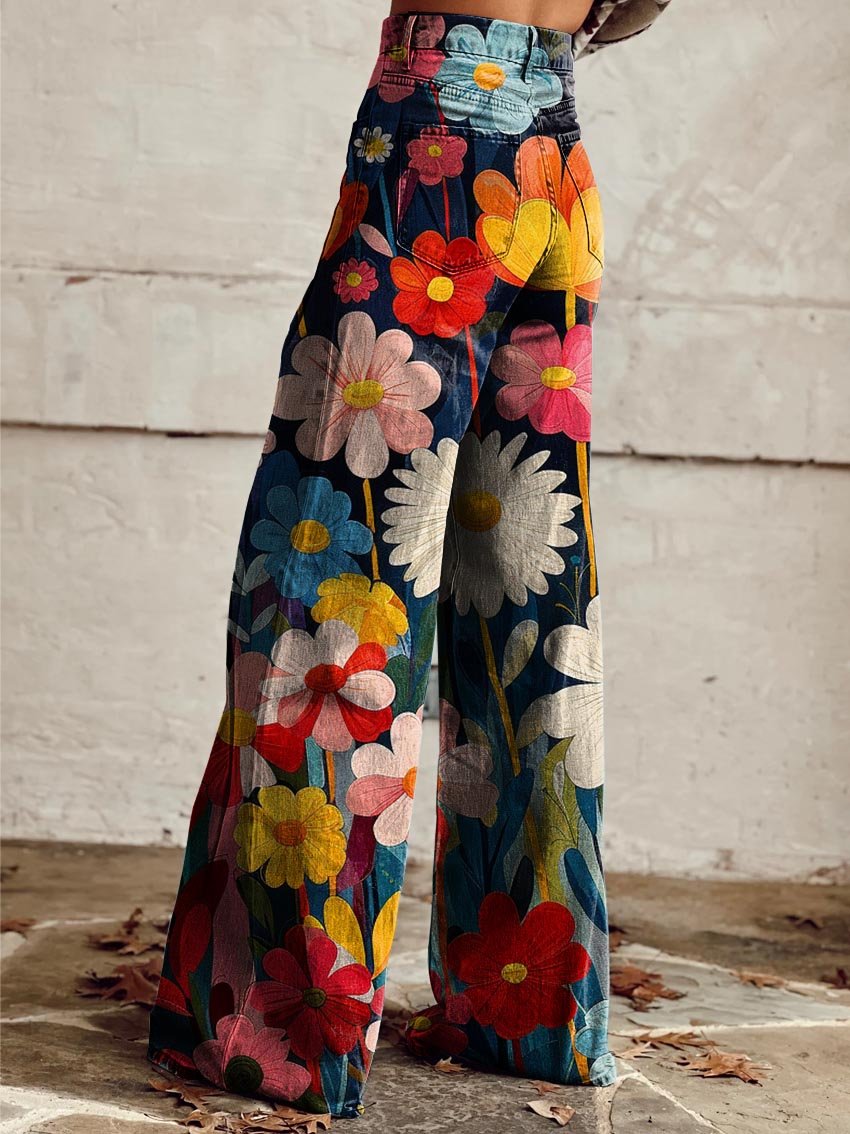Linden Mode | Elegante Bloemenbroek