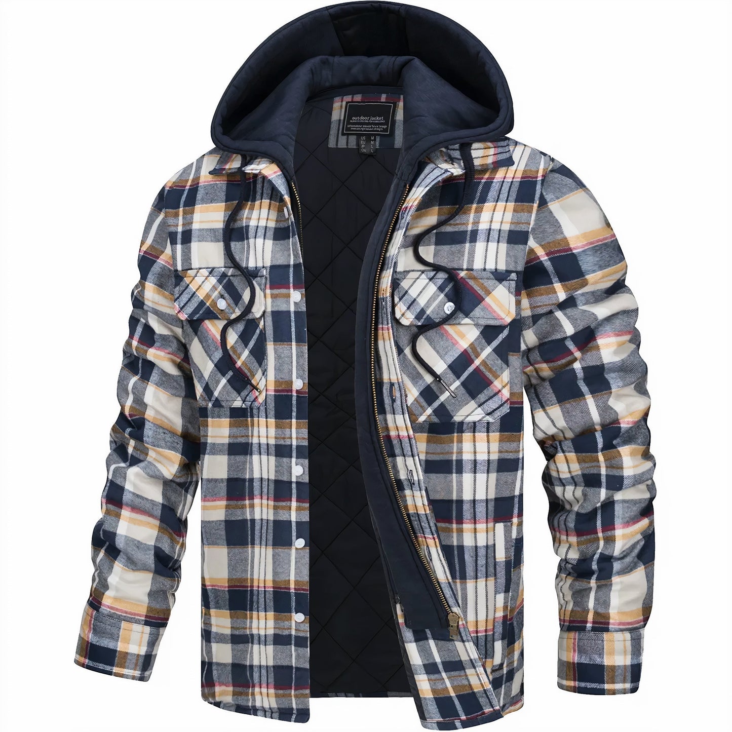 Linden Mode | Geruite Jas met Rits