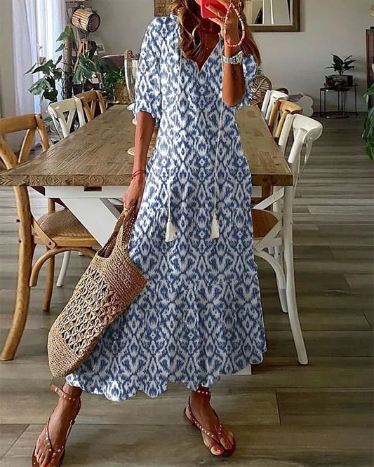 Van Dijkman Mode® | Elegante Bohemian Jurk