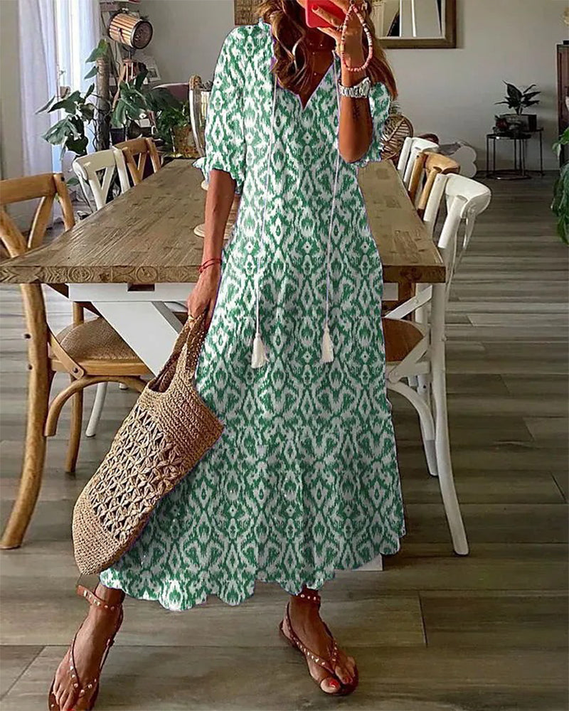 Van Dijkman Mode® | Elegante Bohemian Jurk