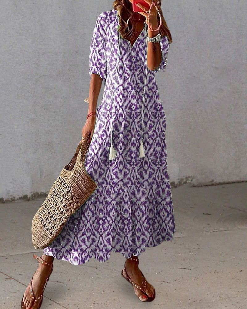 Van Dijkman Mode® | Elegante Bohemian Jurk