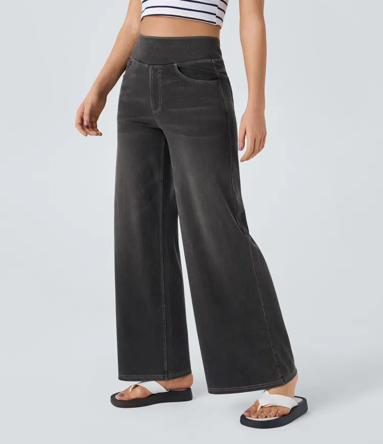Linden Mode | Comfortabele Jeans met Hoge Taille