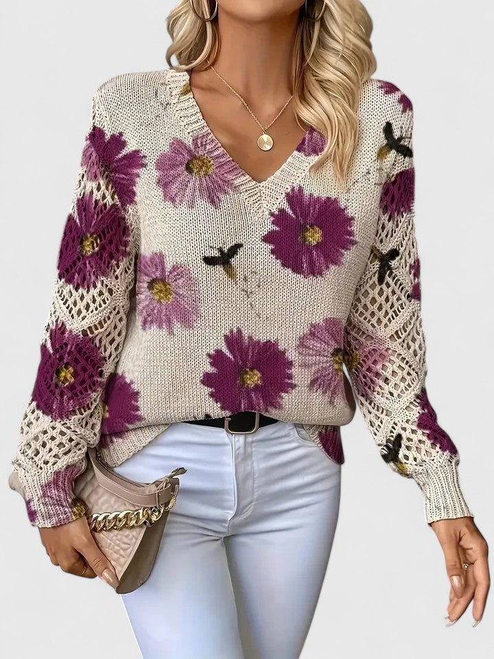 Van Dijkman Mode® | Elegante Bloementrui