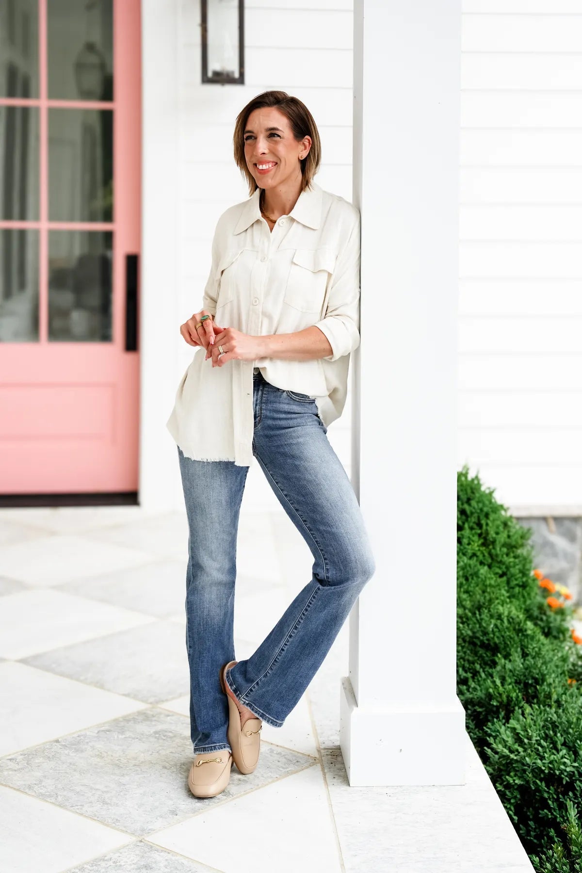 Linden Mode | Stretch Jeans met Hoge Taille
