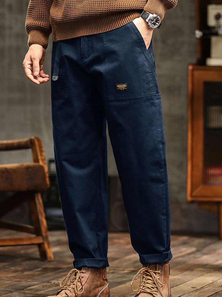 Van Dijkman Mode® | Heren Utility Broek in Vintage Stijl
