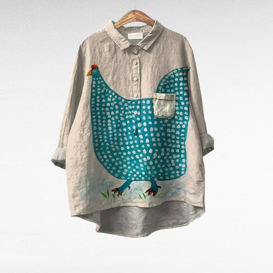 Linden Mode | Elegante Blouse met Zachte Print