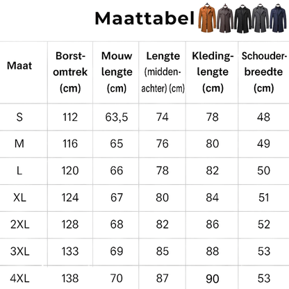 Van Dijkman Mode® | Trenchcoat in Britse Stijl