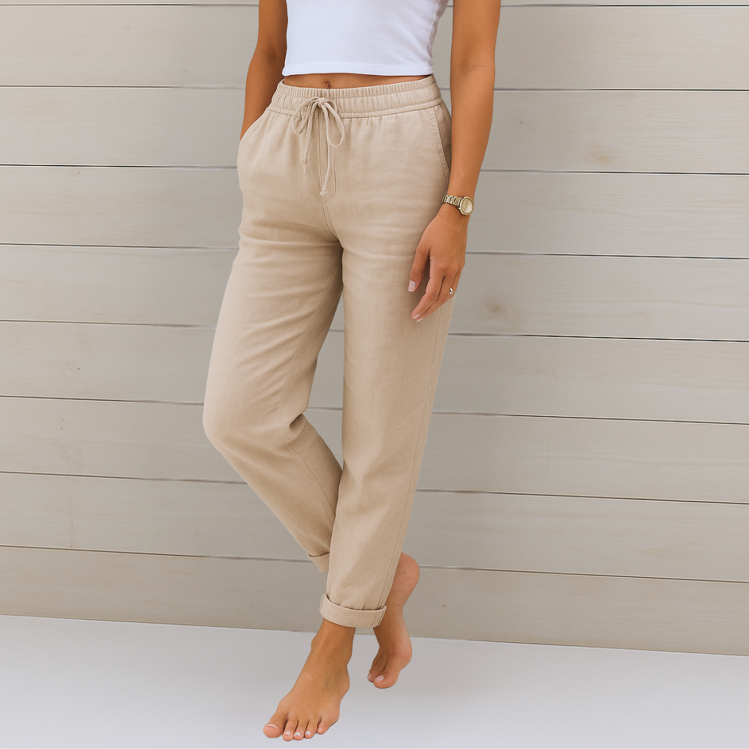 Linden Mode | comfortabele ademende linnen stretchbroek