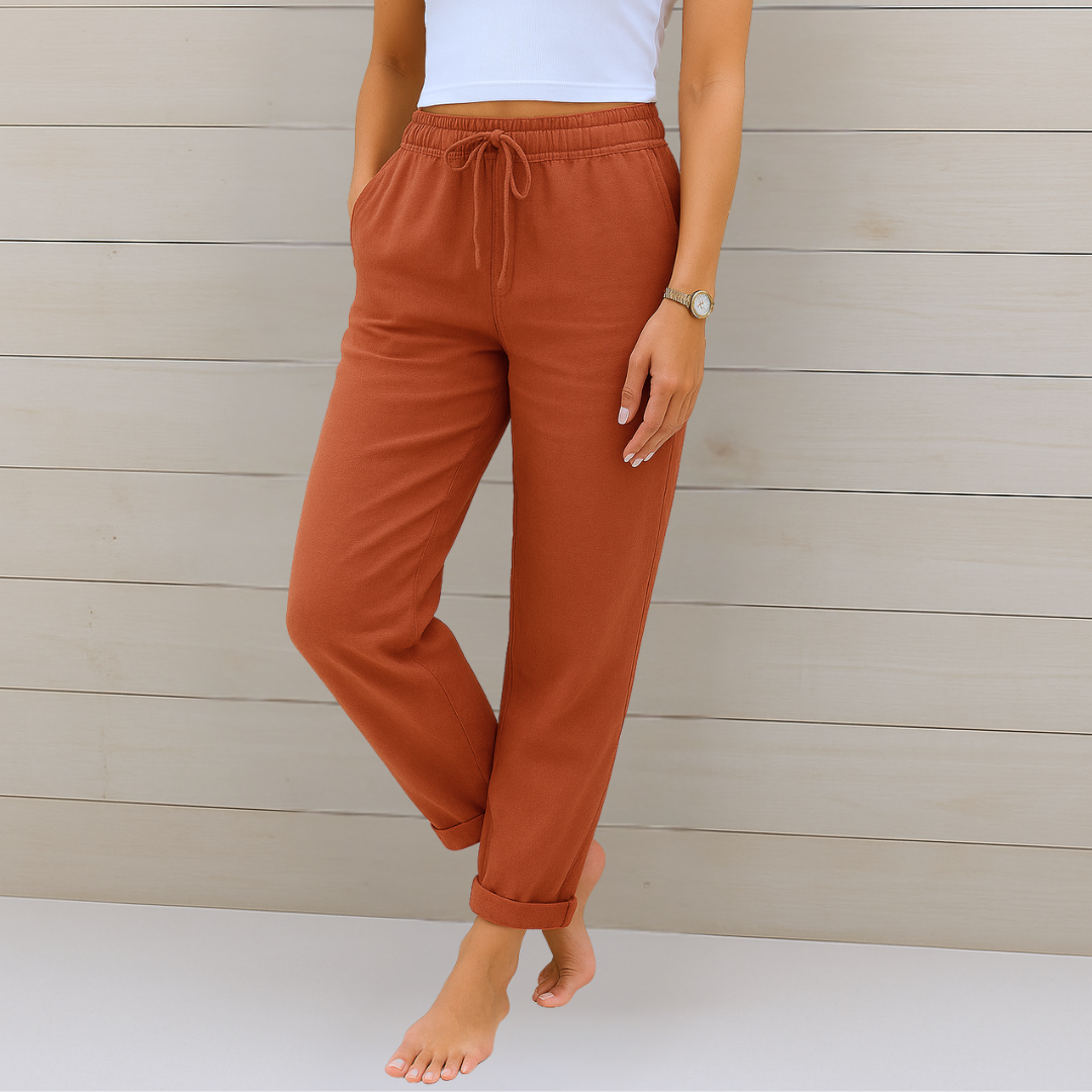 Linden Mode | comfortabele ademende linnen stretchbroek