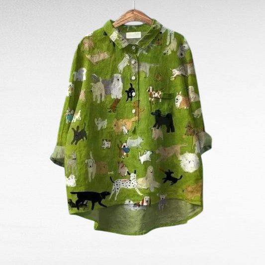 Linden Mode | Blouse met Verfijnd Print