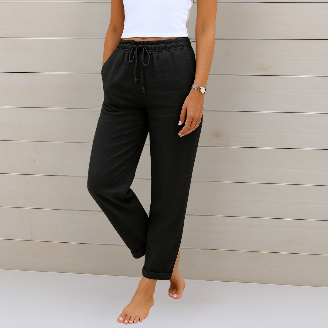 Linden Mode | comfortabele ademende linnen stretchbroek