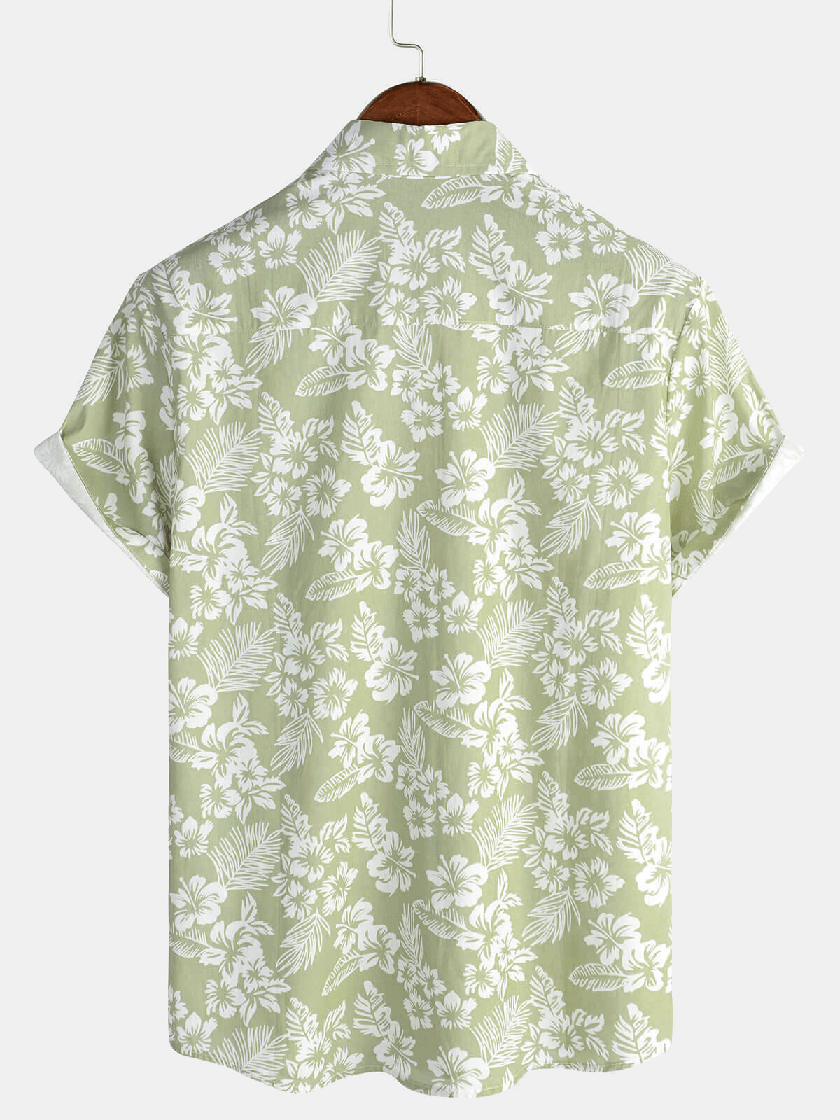 Linden Mode | Hawaïblouse met Korte Mouwen en Bloemenpatroon