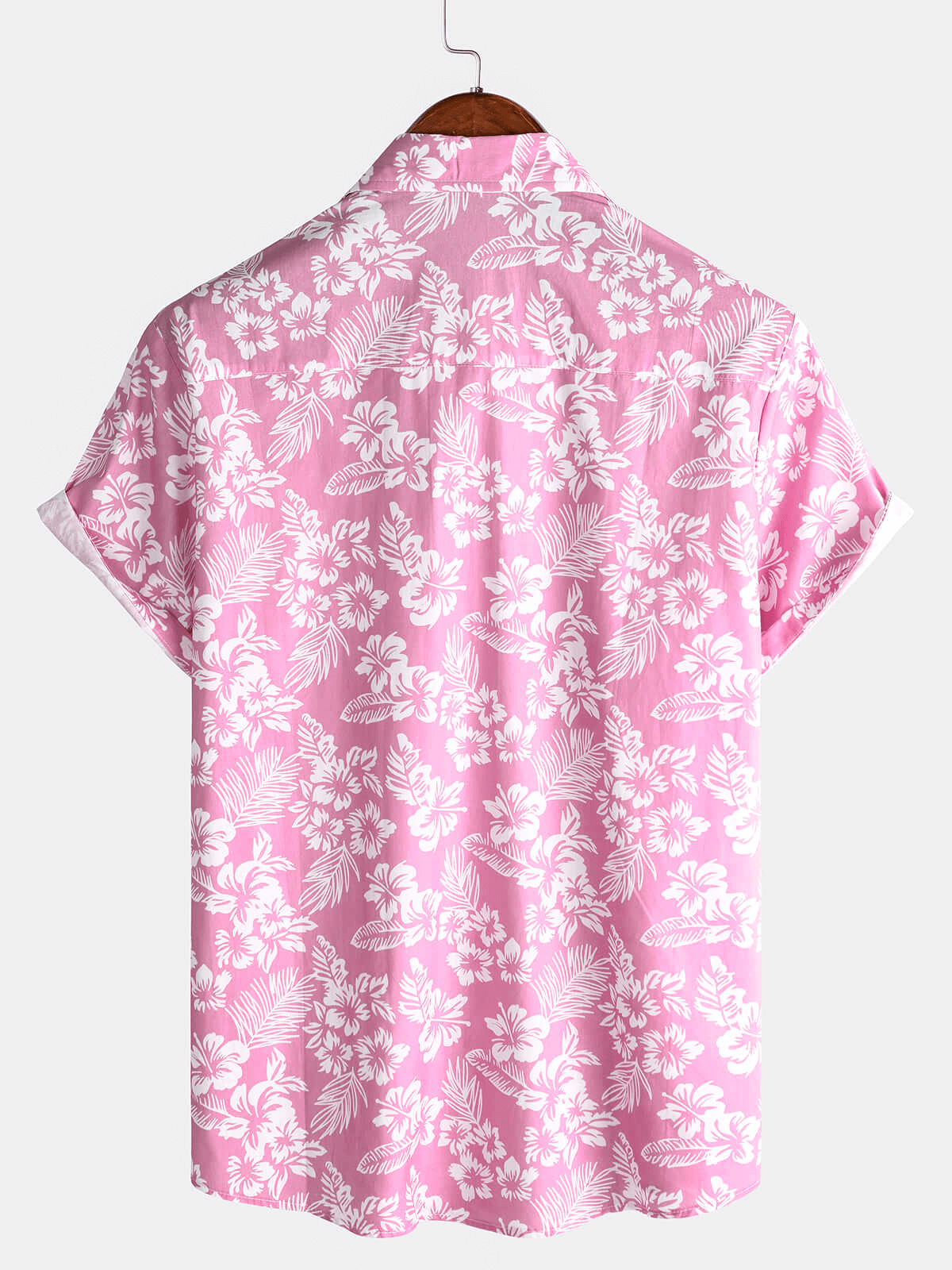Linden Mode | Hawaïblouse met Korte Mouwen en Bloemenpatroon