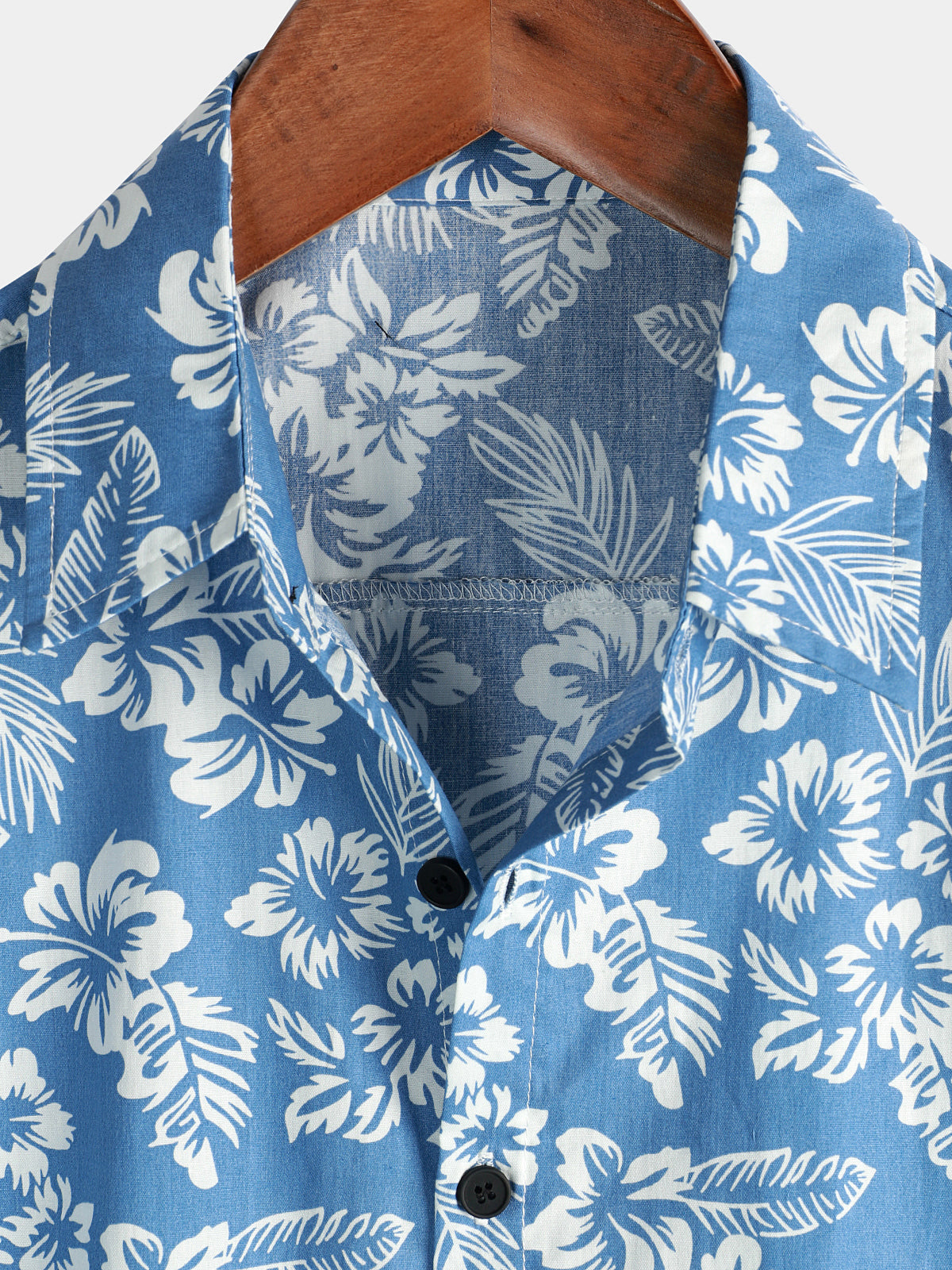 Linden Mode | Hawaïblouse met Korte Mouwen en Bloemenpatroon