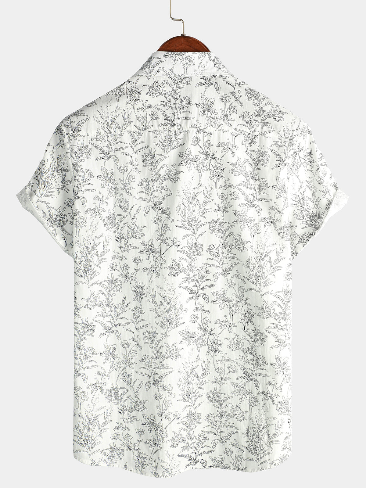 Van Dijkman Mode® | Katoenen Hawaii Overhemd met Korte Mouwen