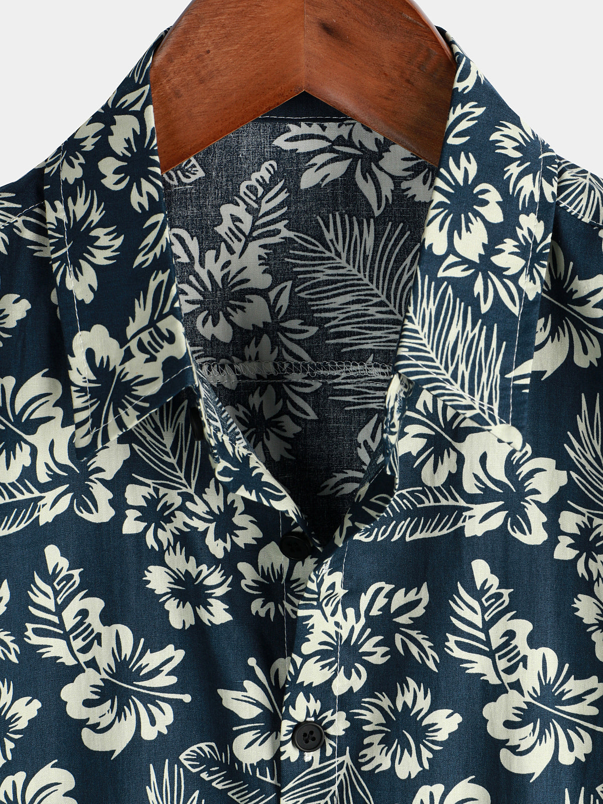 Van Dijkman Mode® | Katoenen Hawaii Overhemd met Korte Mouwen