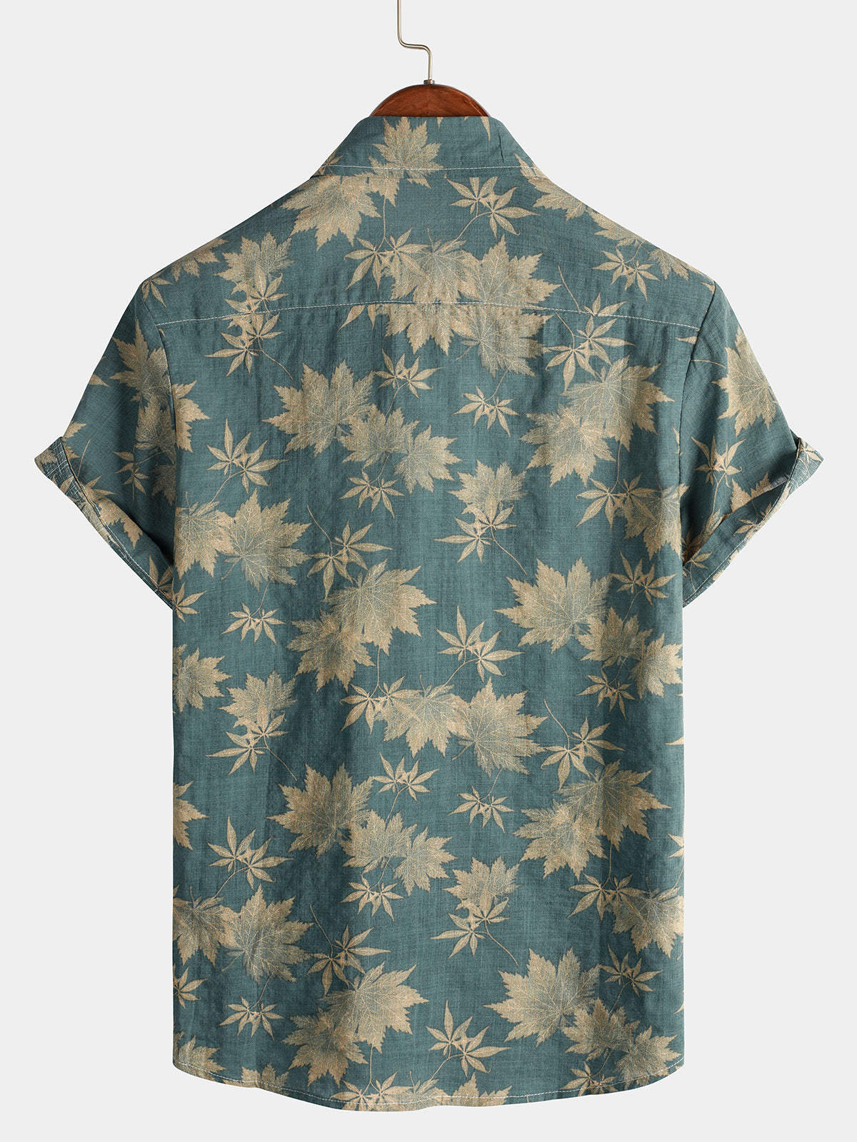 Van Dijkman Mode® | Katoenen Hawaii Overhemd met Korte Mouwen