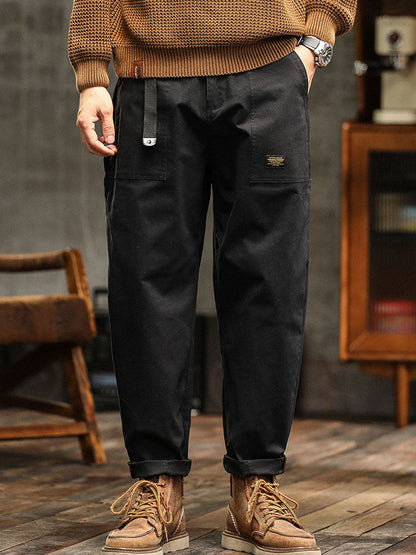 Van Dijkman Mode® | Heren Utility Broek in Vintage Stijl