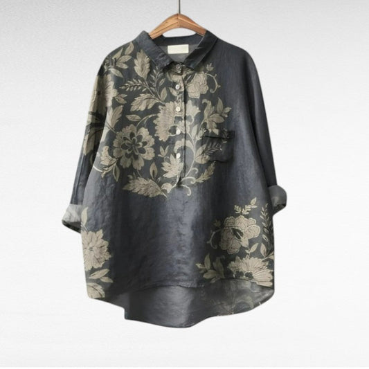 Linden Mode | Blouse met Warme Kleurtinten
