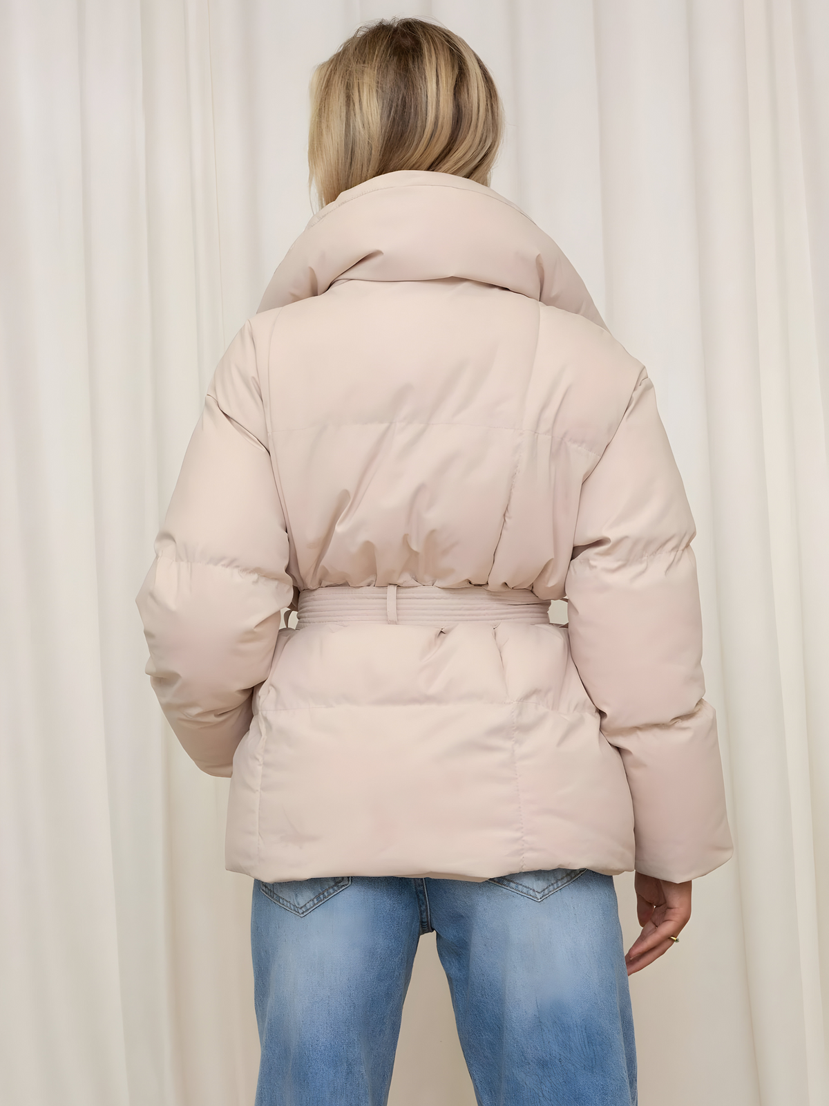 Van Dijkman Mode® | Elegante Gewatteerde Winterjas