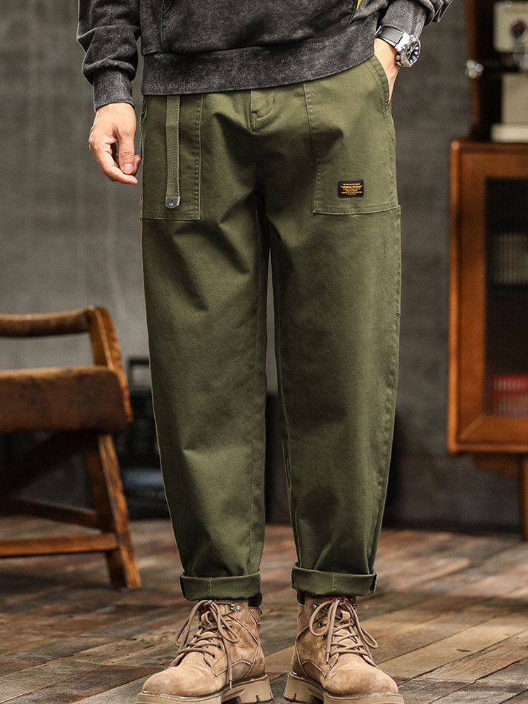 Van Dijkman Mode® | Heren Utility Broek in Vintage Stijl