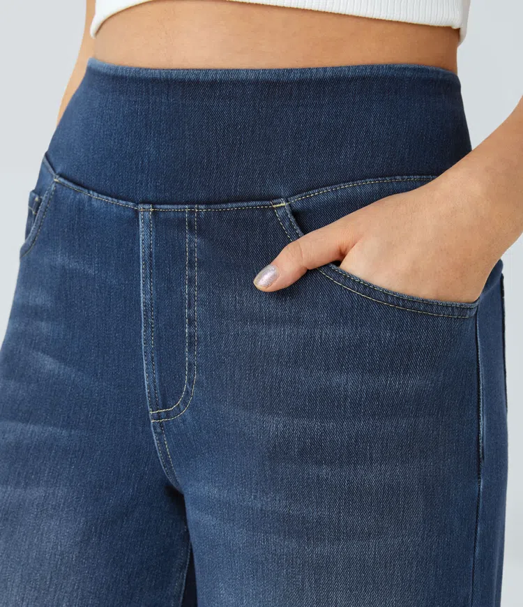 Linden Mode | Comfortabele Jeans met Hoge Taille