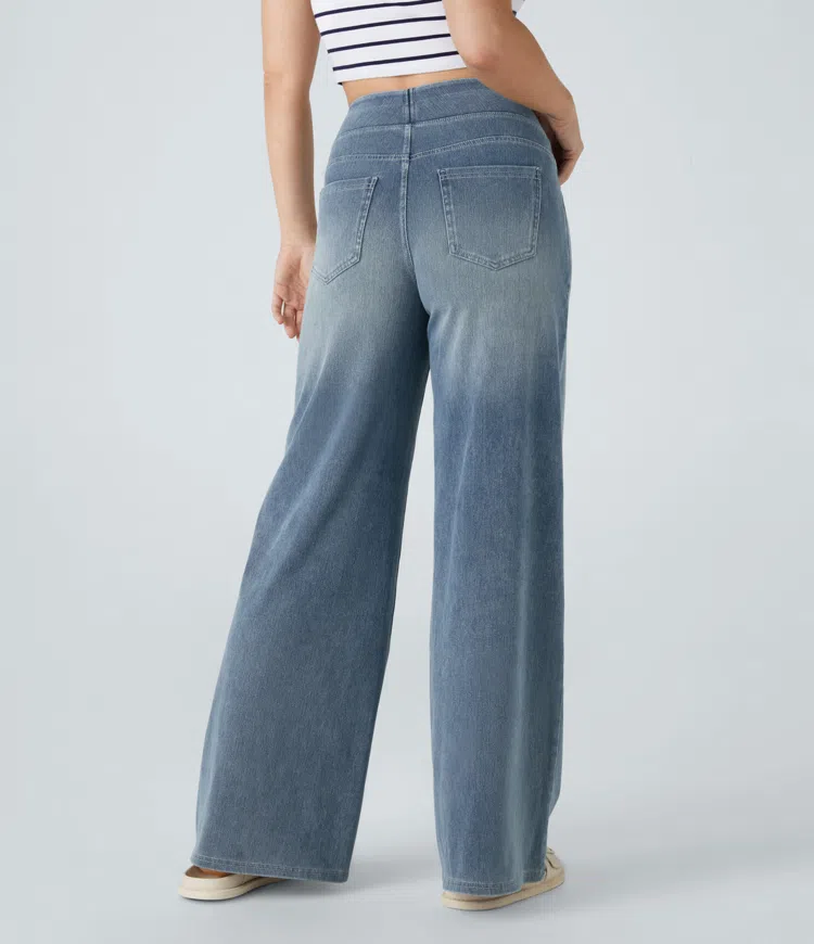Linden Mode | Comfortabele Jeans met Hoge Taille