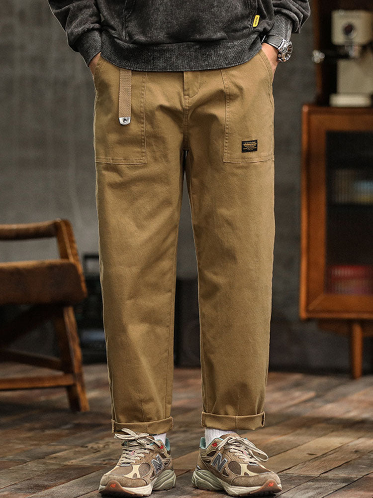 Van Dijkman Mode® | Heren Utility Broek in Vintage Stijl