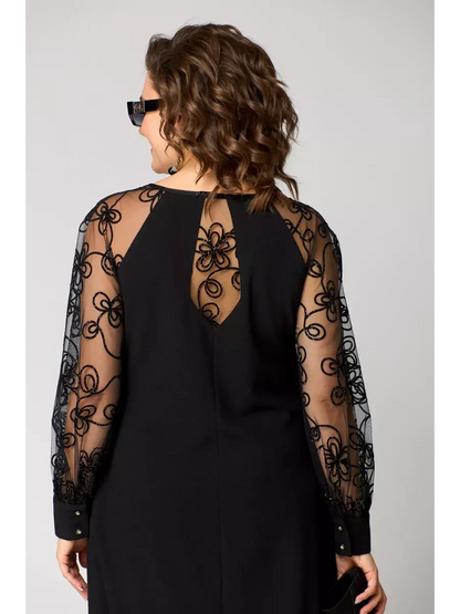 Levii Regina Klassieke Midi-jurk detail