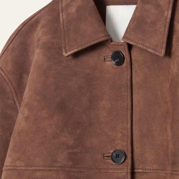 Linden Mode | Collared Suede Jacket