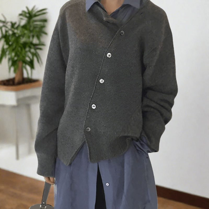 Van Dijkman Mode® | Cardigan met Knoopjes