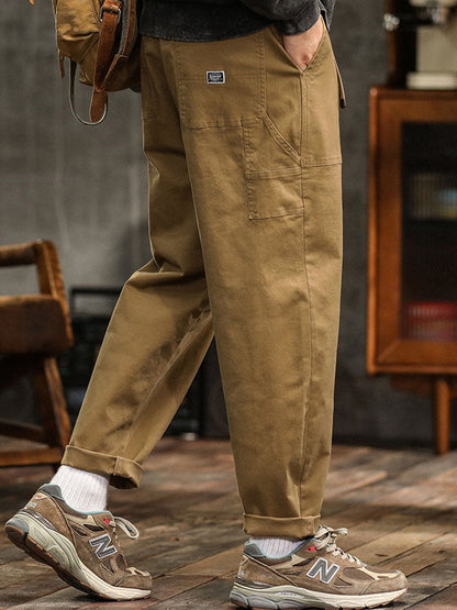 Van Dijkman Mode® | Heren Utility Broek in Vintage Stijl