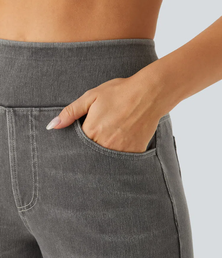 Linden Mode | Comfortabele Jeans met Hoge Taille