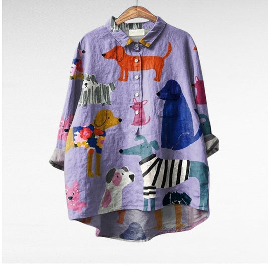 Linden Mode | Blouse met Harmonieus Kleurenspel