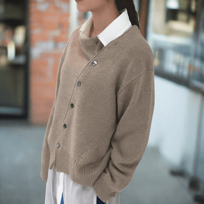 Van Dijkman Mode® | Cardigan met Knoopjes