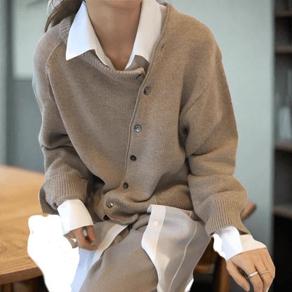 Van Dijkman Mode® | Cardigan met Knoopjes