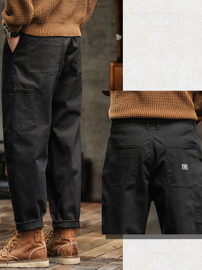 Van Dijkman Mode® | Heren Utility Broek in Vintage Stijl