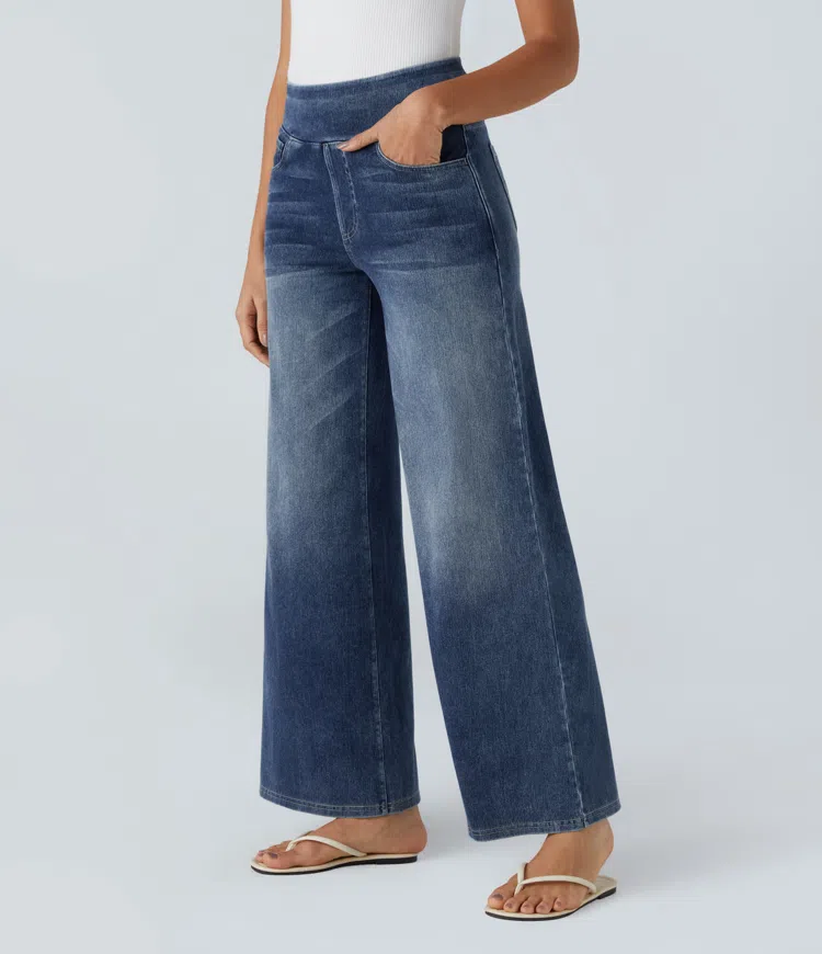 Linden Mode | Comfortabele Jeans met Hoge Taille