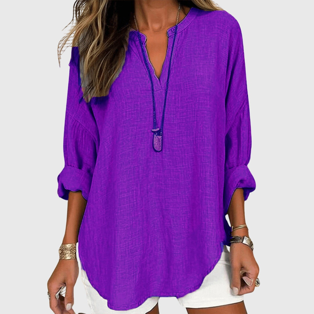 Linden Mode | Lenara Elegante en Luchtige Strandblouse