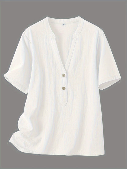 Van Dijkman Mode® | Elegante V-Hals Blouse
