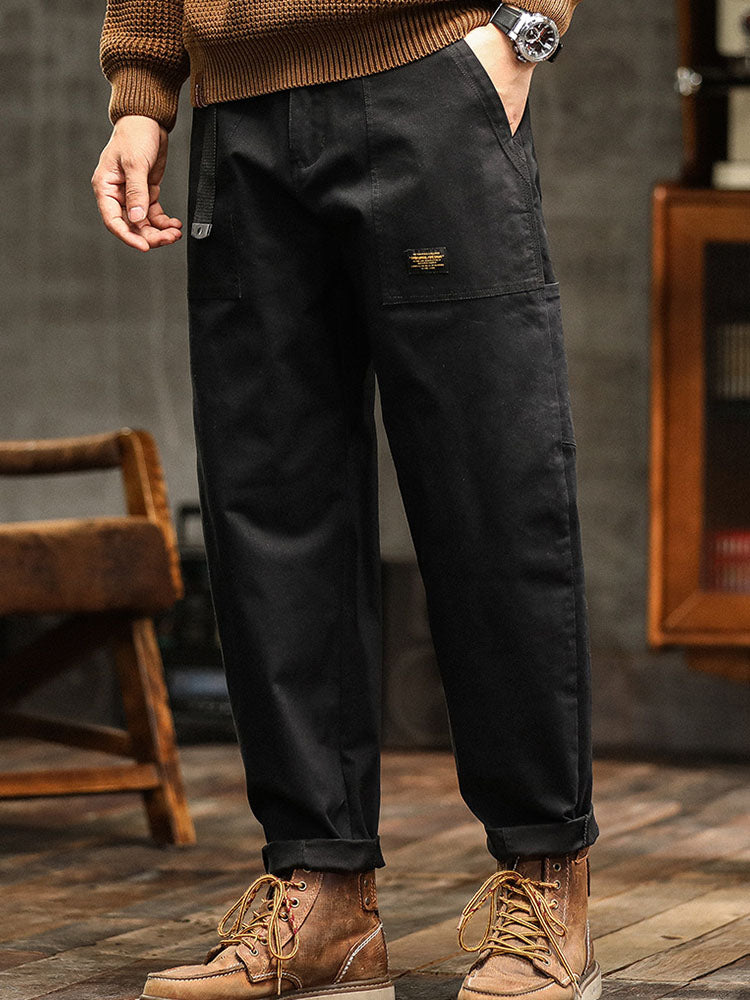Van Dijkman Mode® | Heren Utility Broek in Vintage Stijl