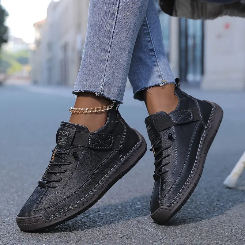 Linden Mode | Orthopedische Sneakers met Brede Neus