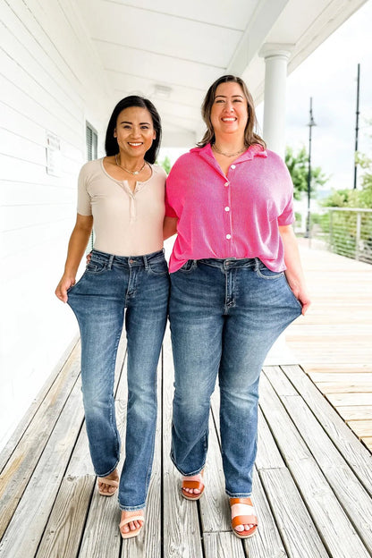 Linden Mode | Stretch Jeans met Hoge Taille