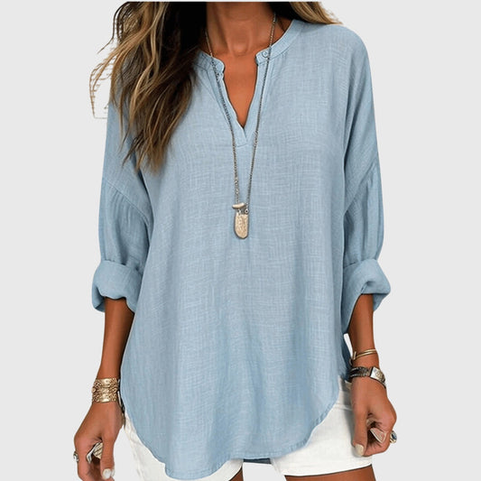 Linden Mode | Lenara Elegante en Luchtige Strandblouse