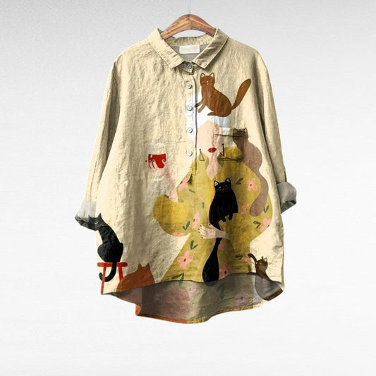 Linden Mode | Chique Zomerblouse met Print