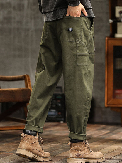 Van Dijkman Mode® | Heren Utility Broek in Vintage Stijl